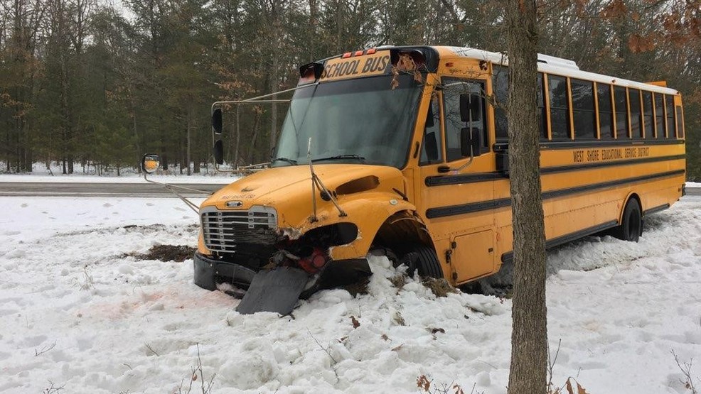 School bus hit by semi truck; no injuries reported WPBN