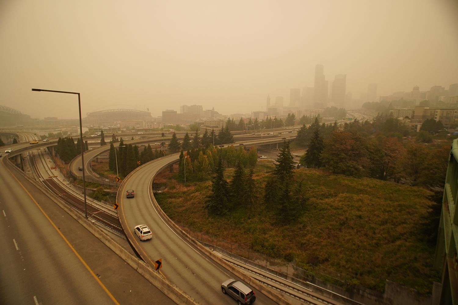 Photos Surreal scenes from Seattle as smoke douses city Seattle Refined