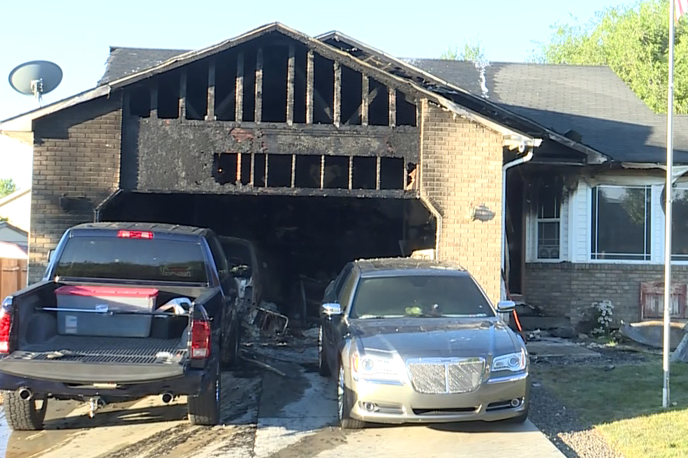 Nampa house fire caused by delayed fireworks spark KBOI