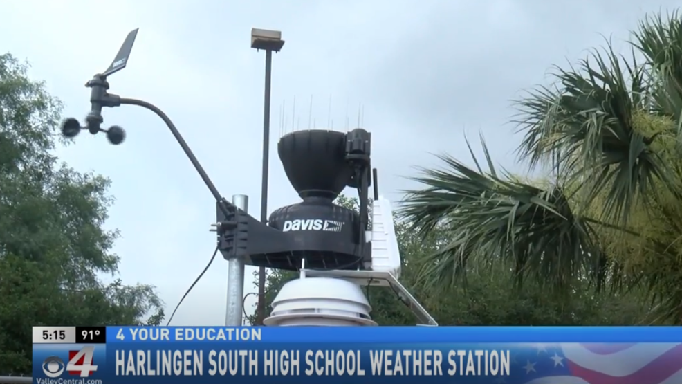 Harlingen South adds weather station to campus learning KGBT