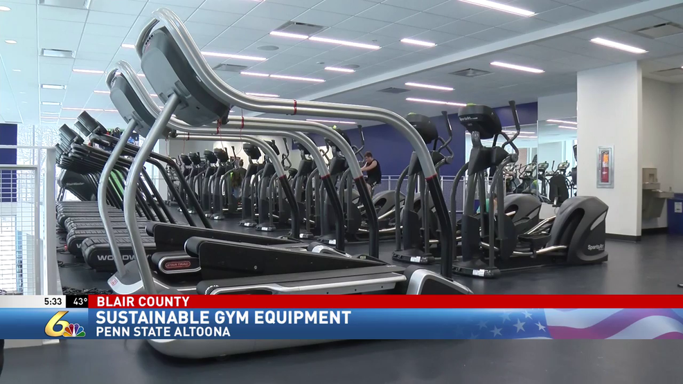 New Penn State Altoona gym equipment helping offset carbon footprint WJAC