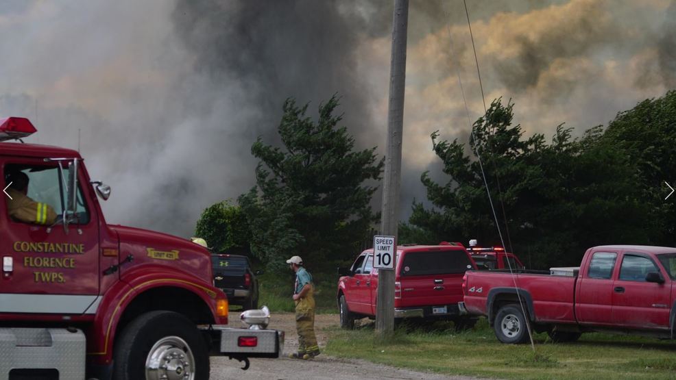 Officials say enormous Mottville mulch factory fire contained to 15