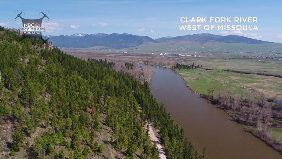 Clark Fork River west of the Missoula KECI
