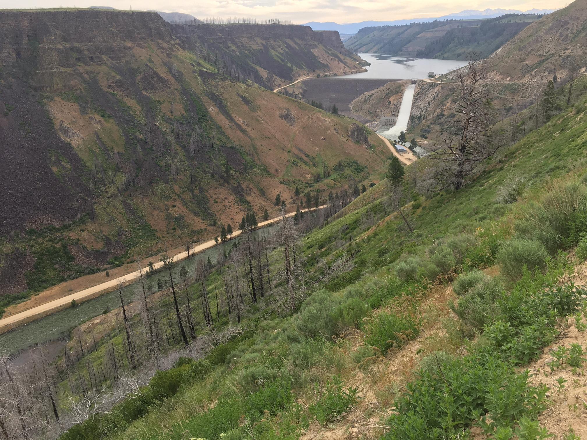 Photos Anderson Ranch Dam Reservoir 99 percent full KBOI