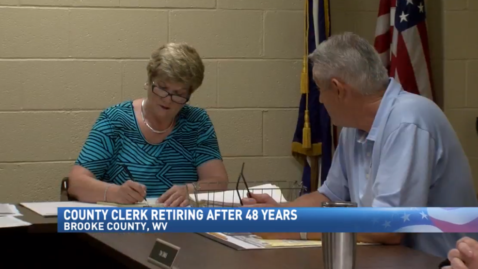 Brooke County Clerk Retires After 48 Years Of Service Wtov 