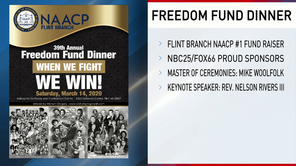 Naacp Flint Branch Freedom Fund Dinner Wbsf
