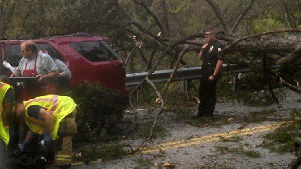 Trees falling in roadway Who's responsible for the damage? WTVC
