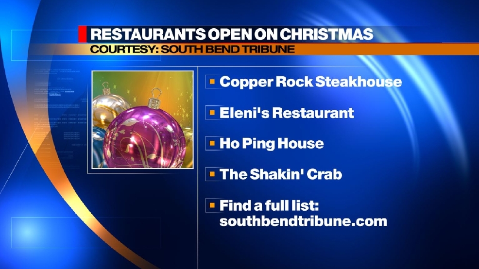 Some local restaurants open on Christmas | WSBT