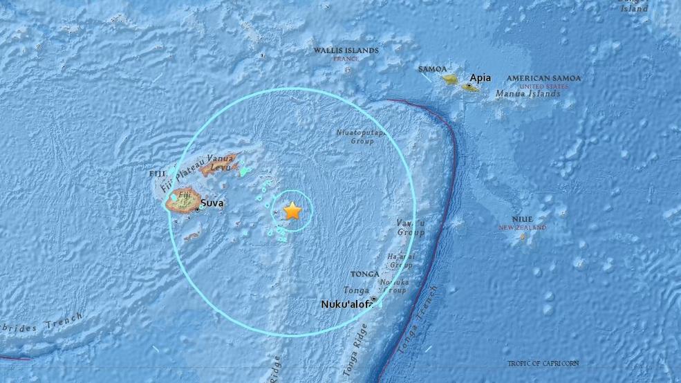 8.2 quake reported near Fiji, no tsunami threat expected for west coast or Hawaii