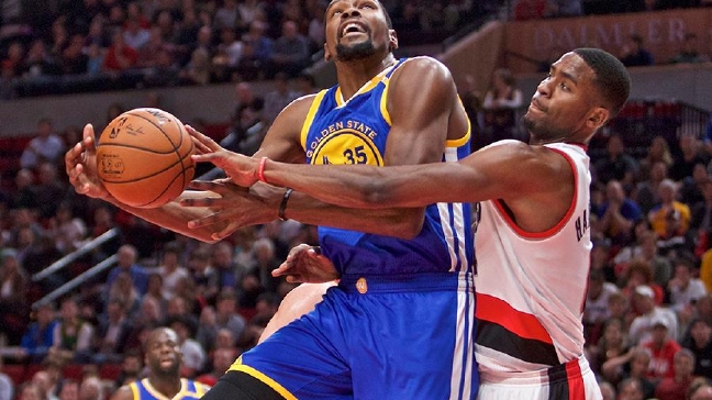 Kevin Durant available for Warriors in Game 4 against the Blazers