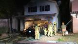 Four displaced by west valley garage fire that involved fireworks